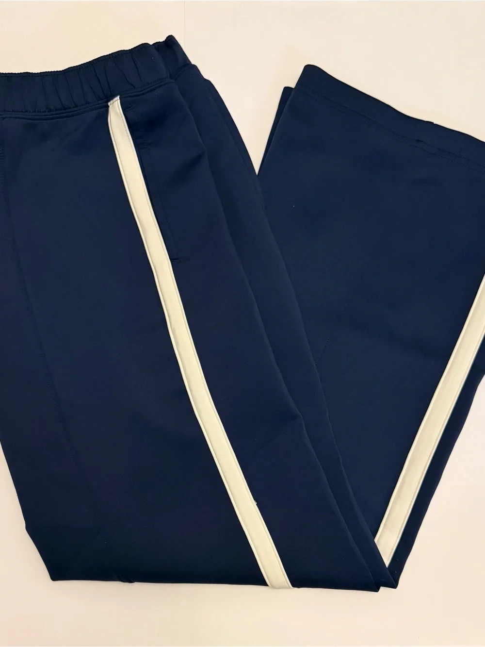 Abercrombie Kids Navy Side Stripe Joggers | Size 11/12